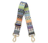 Kolti Purse Strap Replacement Crossbody Handbag Stripe Wide Adjustable, Gold Buckle-02