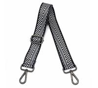 Kolti Purse Strap Replacement Crossbody Handbag Stripe Wide Adjustable, Gun Buckle-232