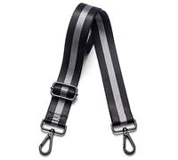 Kolti Purse Strap Replacement Crossbody Handbag Stripe Wide Adjustable, Gun Metal Buckle-22