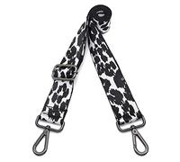 Kolti Purse Strap Replacement Crossbody Handbag Stripe Wide Adjustable, Nickel Buckle-10, 1.5 inch width
