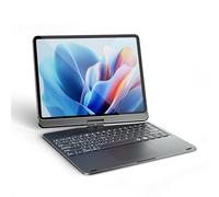 Kolude for iPad Air 13 and iPad Pro 12.9 case with Keyboard,Keyboard case for iPad Air 2024 13 and iPad Pro 12.9 (6th, 5th, 4th, 3rd Gen) with Multi Trackpad,360° Rotatable 7 Color Backlight Black