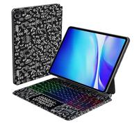 Kolude Keyboard Case for iPad Air 11 inch M2/M3 & iPad Pro 11 inch (1st/2nd/3rd/4th Generation) & iPad Air 4th/5th Gen 10.9" Magic Magnetic Keyboard Case with Multi-Touch Trackpad 7 Color Backlit