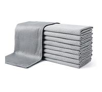 KOLUZ 10Pack Microfibre Glass Cloths, Microfiber Glass Cleaning Cloth, Multi-Purpose Fish Scale Cleaning Cloth, Lint Free Microfibre Cleaning Cloth for Glass, Window, Kitchen, Dish, Car,C,30x60cm