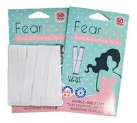KOLZEMV 100pcs Fashion Tape, Double Sided Adhesive for Clothes, Fabric Tape, All-Day Adhesive and Gentle on Skin and Fabrics, Transparent Colour Suitable for All Skin Shades