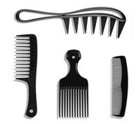 KOLZEMV 4PCS Wide Tooth Comb Curly Hair Comb Curly Hair Comb Vintage Curly Comb Comb Comb Wide Teeth Shark Comb for Salon Household Various Hairstyles