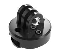 KOM Cycling Top Mount Compatible with Adapters that quarter turn into Compatible Computer Mounts such as the Garmin Edge or Wahoo - Great for mounting Cameras and Lights!
