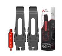KOM Cycling Presta Valve Core Removal Tool Tubeless Tire Lever Set. Bicycle Tire Lever Set That Includes a Valve Core Remover. Great for Removing Presta Valve Cores with The Presta Valve Core Tool…
