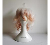 Komaeda Nagito Wig Anime Cosplay Wig Heat Resistant Synthetic Hair Komaeda Nagito Cosplay Wigs + Wig Cap
