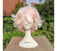 Komaeda Nagito Wig Cosplay Wig Anime Cosplay Hair Synthetic Heat Resistant Hair Komaeda Nagito Cosplay Wigs +Wig Cap