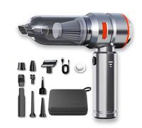 Komafuri Flexup Car Vacuum, 95,000 PA Portable Cordless Flex Up Blower & Vacuum for Car Home (V-21 with storage box)