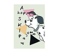 Komar 101 Dalmatian Angles, Colourful, 30 x 40 cm