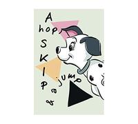 Komar 101 Dalmatian Angles, Colourful, 50 x 70 cm