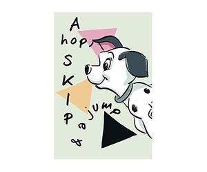 Komar 101 Dalmatian Angles, Colourful, 50 x 70 cm
