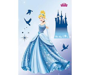 Komar 14016h Disney Princess Dream Freestyle Deco Sticker - Multi-Colour (10-Piece)