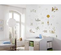 Komar 14062h 50 x 70 cm Morning Disney Woodland Deco Size Hundred Acre Forest Wall Nursery Baby Room Stickers Winnie The Pooh Colourful
