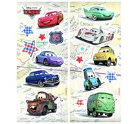 Komar 14800 Decorative Sticker Cars 14 x 33 cm 2 Sheets 18 Pieces Removable and Resealable 33 x 14 cm Multi-Coloured