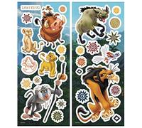 Komar 14804 Lion King Decorative Stickers, Plastic, Multi-Colour, 33 x 14 cm, 2 Units