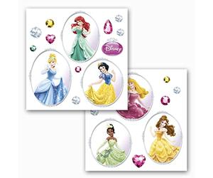 Komar 16402 Disney Princess Freestyle Deco Window Sticker - Multi-Colour (23-Piece)