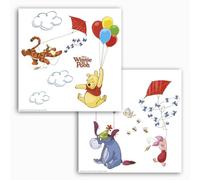 Komar 16403 Disney Winnie The Pooh Freestyle Deco Window Sticker - Multi-Colour (13-Piece)