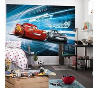 Komar 4-423 Cars 3 Simulation Mural Wallpaper, Multi-Colour, 254 x 184 cm