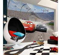 Komar 8-403 Cars 3 Curve Mural Wallpaper, Multi-Colour, 368 x 254 cm
