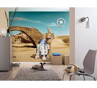 Star Wars paper wallpaper 368x254cm Droids teenagers bedroom wall mural giant