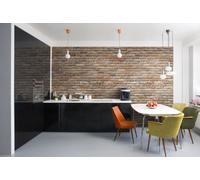 Komar 8-741 368 x 254 cm Brick Mural Wallpaper - Neutral (8-Piece)