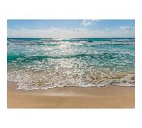 Wallpaper Mural Tropical scenery green palms sea children kid poster photo wall