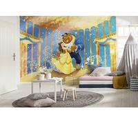 Komar 8 Paper 4022 Photo Wallpaper 368 x 254 cm Beauty and the Beast, Size (Width x Height), 8 Pieces, and Paste, Made in Germany, Bunt