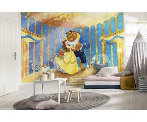 Komar 8 Paper 4022 Photo Wallpaper 368 x 254 cm Beauty and the Beast, Size (Width x Height), 8 Pieces, and Paste, Made in Germany, Bunt