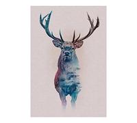 Komar Animals Forest Deer - Size: 50 x 70 cm Wall Picture Poster Art Print (without Frame) PURE Boutique