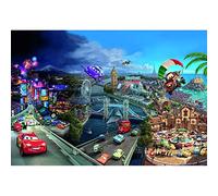Komar Colourful Car Wallpaper, Size: 368 x 254 cm, 8 pieces per sheet, Model: SD400, Theme: Cars