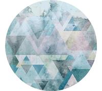 Komar D1-011 Dot Self Adhesive Non-Woven Round Photo Wallpaper Blue