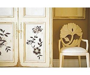 Komar Deco Sticker Jackie | 50 x 70 cm | Wall Sticker, Wall Sticker, Wall Sticker, Wall Sticker, Flowers, Vintage, 17030h