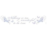 'Komar Deco Stickers Words & 1 Pair Grey, 18006H