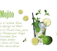 'Komar Decorative Stickers, Pack of 1, Green/Yellow, 17708H Mojito "