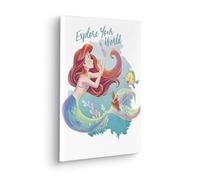 Komar Disney Ariel Explore Your World Canvas Wall Art 30 x 40 cm