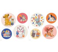 Komar Disney Characters Better Together Self-Adhesive Window Stickers