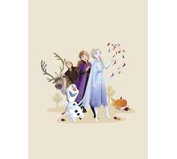 Komar Disney Frozen Autumn Feeling Wall Picture Size 30 x 40 cm Children's Room Wall Decoration