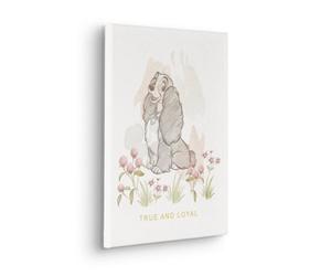 Komar Disney Lady And The Tramp True And Loyal Canvas, 30Cm X 40Cm