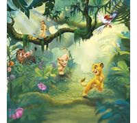 Komar Disney Lion King Jungle Wallpaper Mural, Vinyl, Multi-Colour, 368x0.2x254 cm