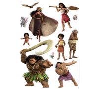 Komar Disney Moana 2 Family Self-Adhesive Wall Stickers