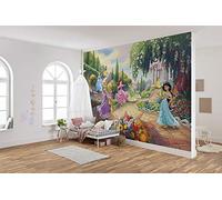 Girly bedroom photo wallpaper wall mural Disney Princess Park decor 144x100inch