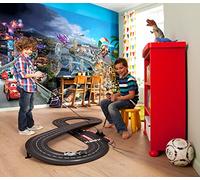 Disney Cars Wall Mural kids bedroom photo wallpaper + Adhesive Lightning Mcqueen