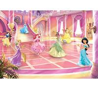 Girly bedroom wall mural Disney wallpaper Princess Party 144x100 inch children