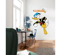 Komar Disney self-Adhesive and Contour-Cut Fleece Photo Wallpaper Donald Angry XXL - Size: 127 x 200 cm - Wall Sticker, Children's Room