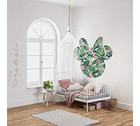 Komar Disney self-Adhesive and Contour-Cut Fleece Photo Wallpaper Minnie Head - Size: 127 x 127 cm - Wall Sticker, Children's Room