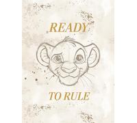 Komar Disney The Lion King Ready to Rule Wall Picture Size 30 x 40 cm Children's Room Wall Decoration