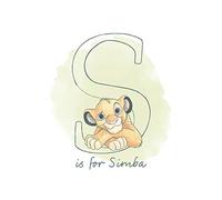 Komar Disney Wall Picture S Like Simba | Children's Room Decoration | Size 40 x 50 cm (Width x Height) | Without Frame | WB051-40 x 50