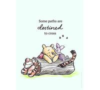 Komar Disney Wall Picture Winnie the Pooh Path | Children's Room Decoration Art Print | Size 30 x 40 cm (Width x Height) | Without Frame | WB062-30 x 40 cm